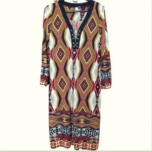 Women's  Emma Michele bohemian style dress. Size L.